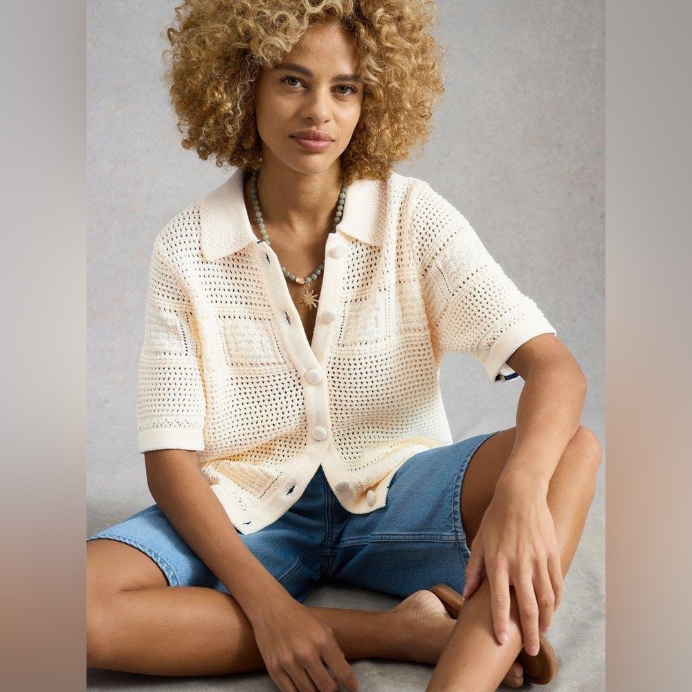 NWT White Stuff Gemima Collar Cardi - Picture 3 of 11